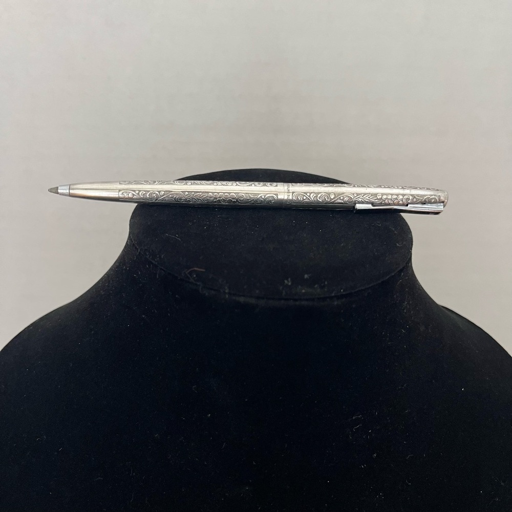 Elegant STERLING Silver Sheaffer Ballpoint Pen- Vintage